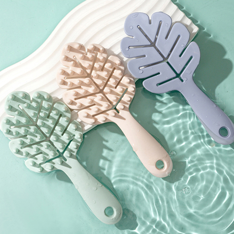 Hair Spa Wellness - Leaf Shape Silicone Shampoo Brush Head