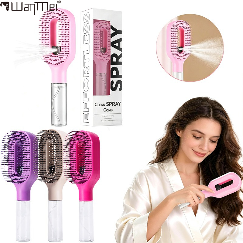 Hair Spa Wellness - 2 in 1 Sprayer Hairbrush Detangling