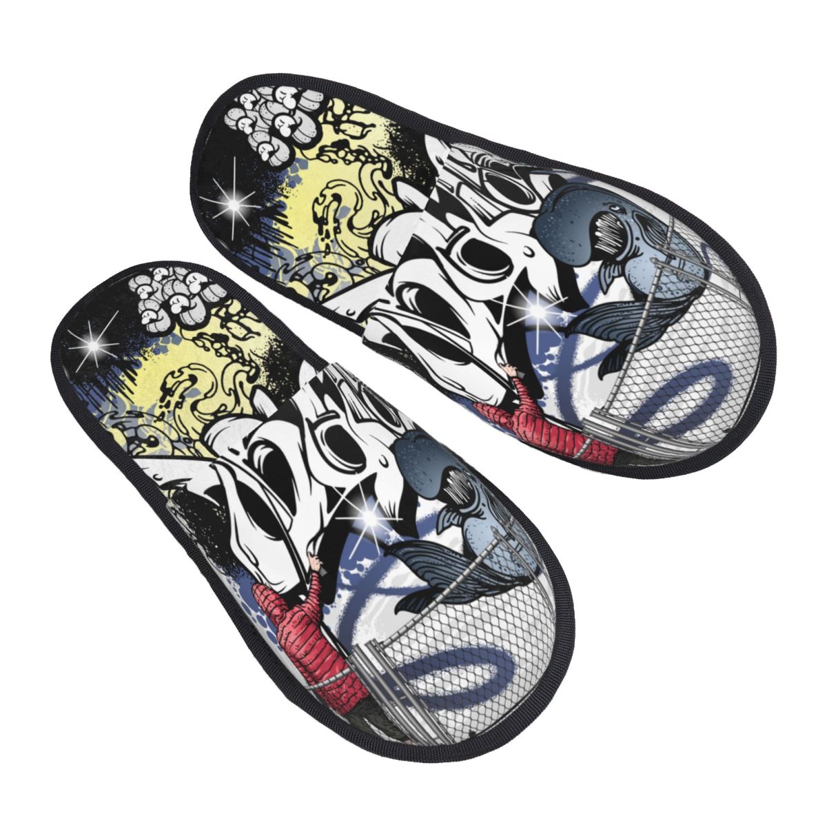 Spa & Wellness Paradies Braunschweig - Graffiti Street Art House Slippers Women
