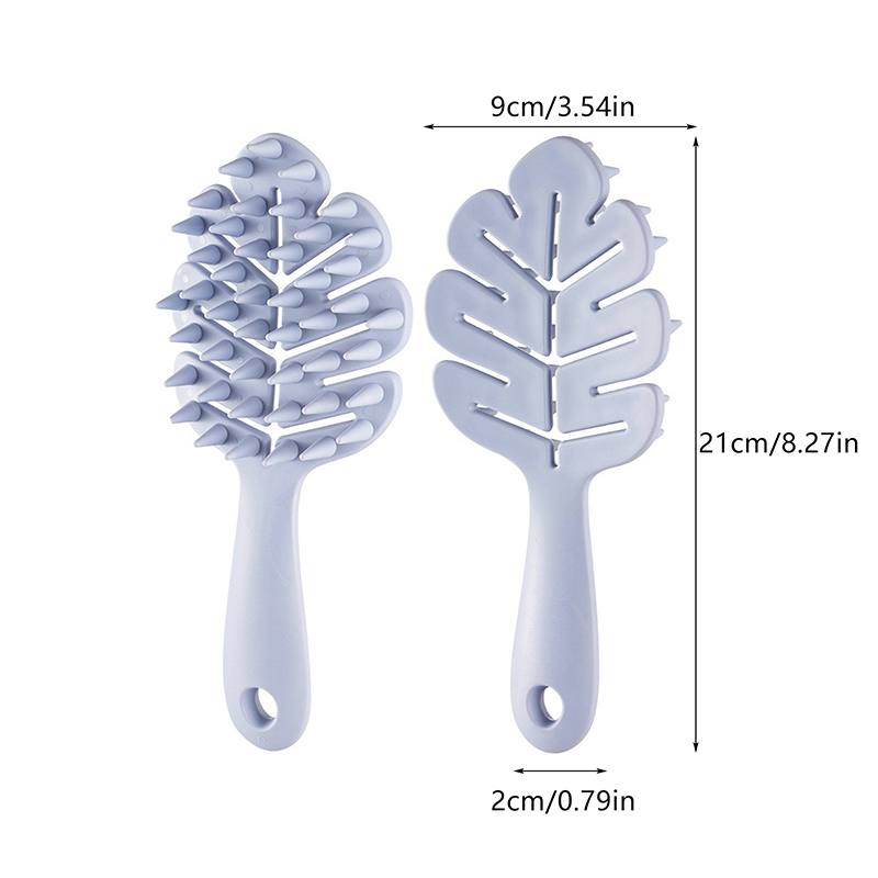 Leaf Shape Silicone Shampoo Br - Hair Spa Wellness reseña y precio