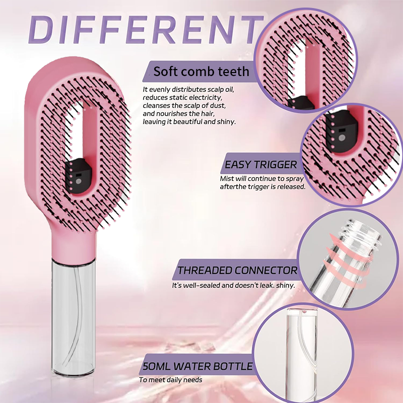 2 in 1 Sprayer Hairbrush Detan - Hair Spa Wellness reseña y precio