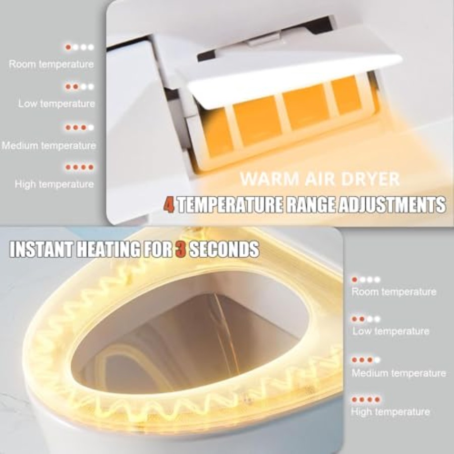 Electric Bidet Toilet Seat wit - Spa & Wellness Paradies Braunschweig reseña y precio