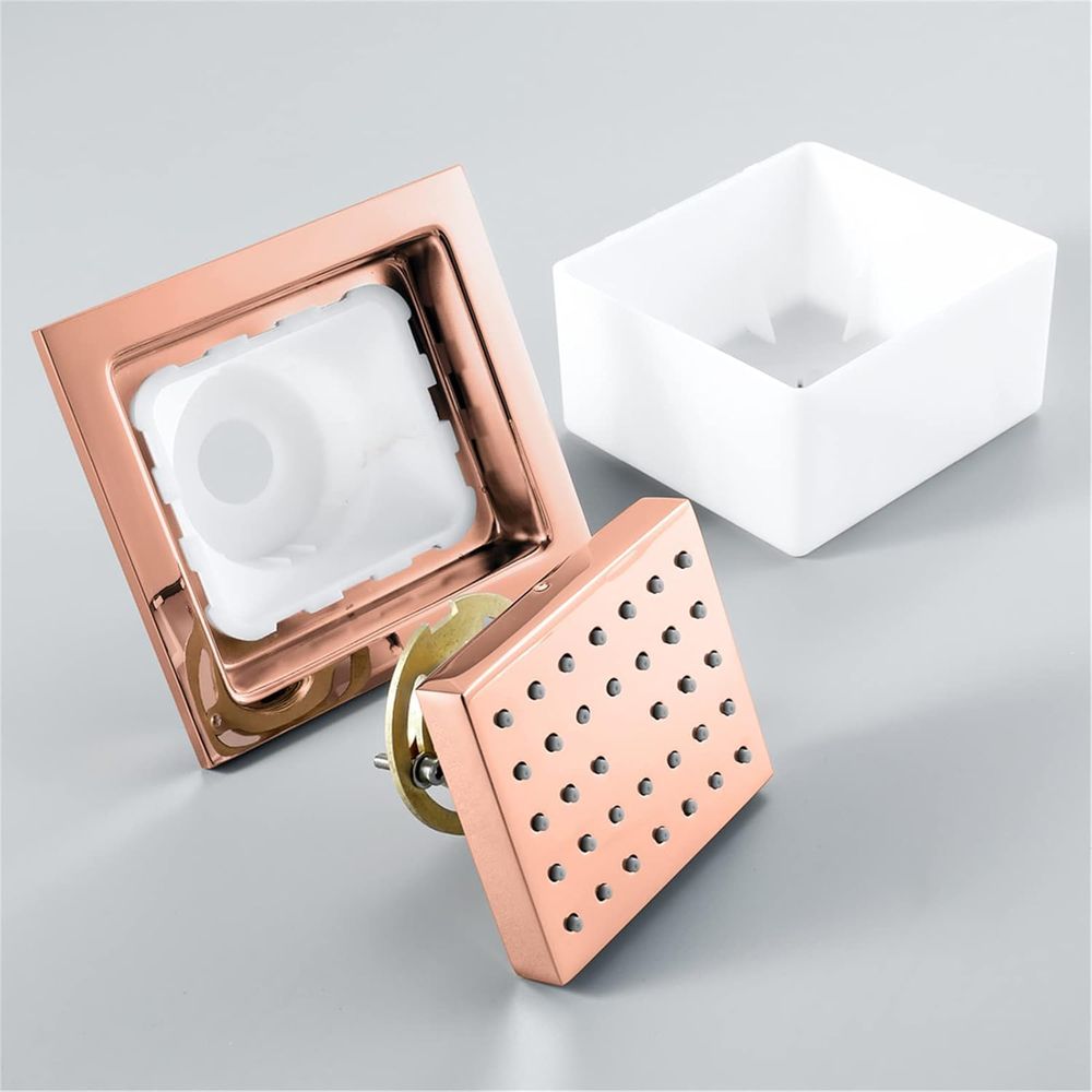 4-Piece Solid Brass Square Sho - Spa & Wellness Paradies Braunschweig reseña y precio