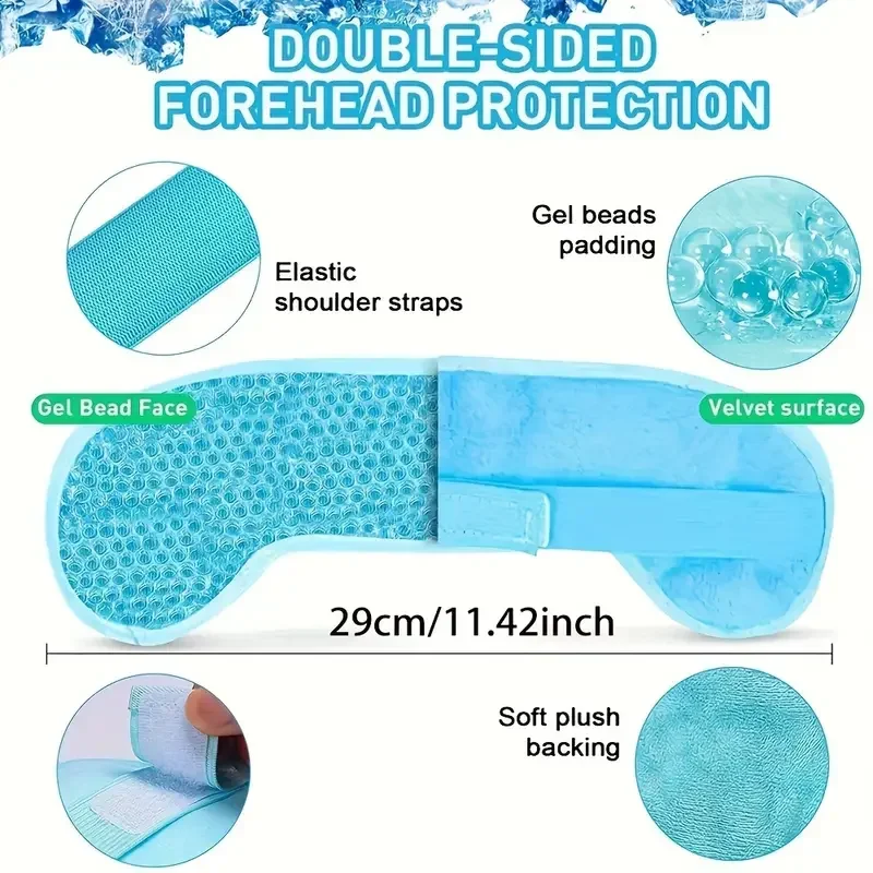 Hot/Cold Gel Bead Migraine Wra - Spa Y Wellness reseña y precio