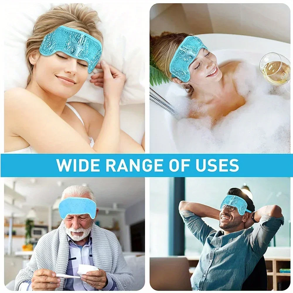 Hot/Cold Gel Bead Migraine Wra - Spa Y Wellness reseña y precio
