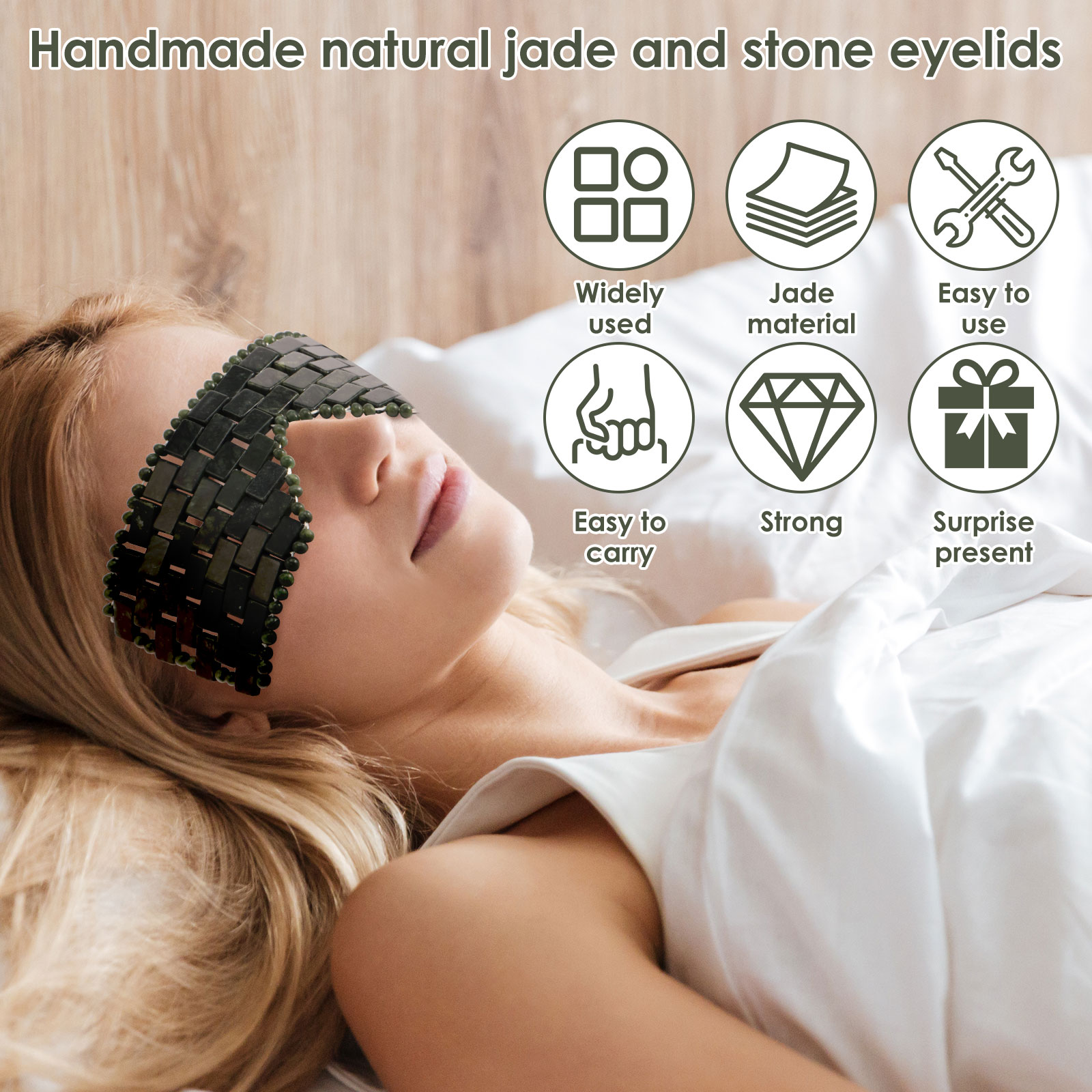 Jade Eye Mask Portable Jade St - Spa Y Wellness reseña y precio