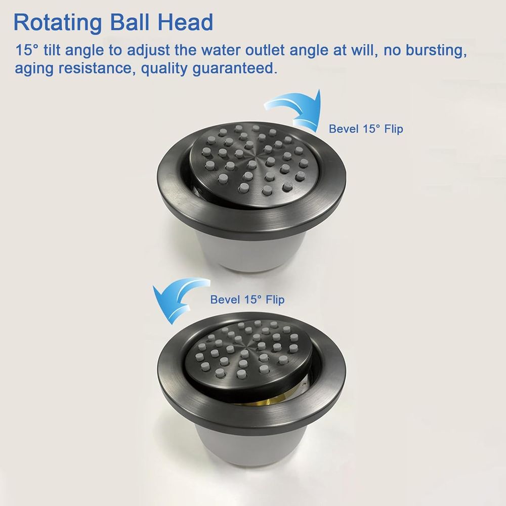 Adjustable Wall-Mounted Round  - Spa & Wellness Paradies Braunschweig reseña y precio