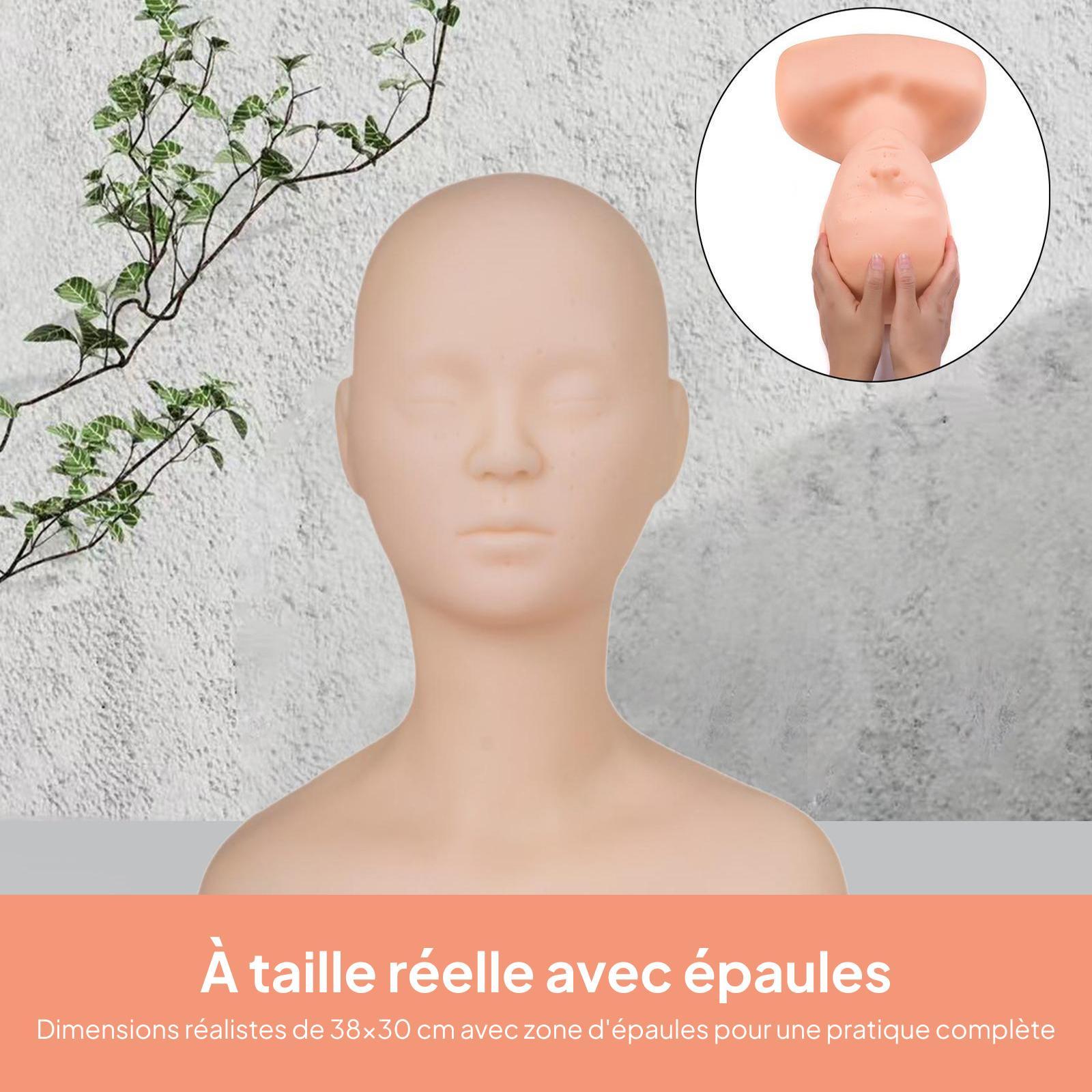 Training Mannequin Head Makeup - Spa Y Wellness reseña y precio