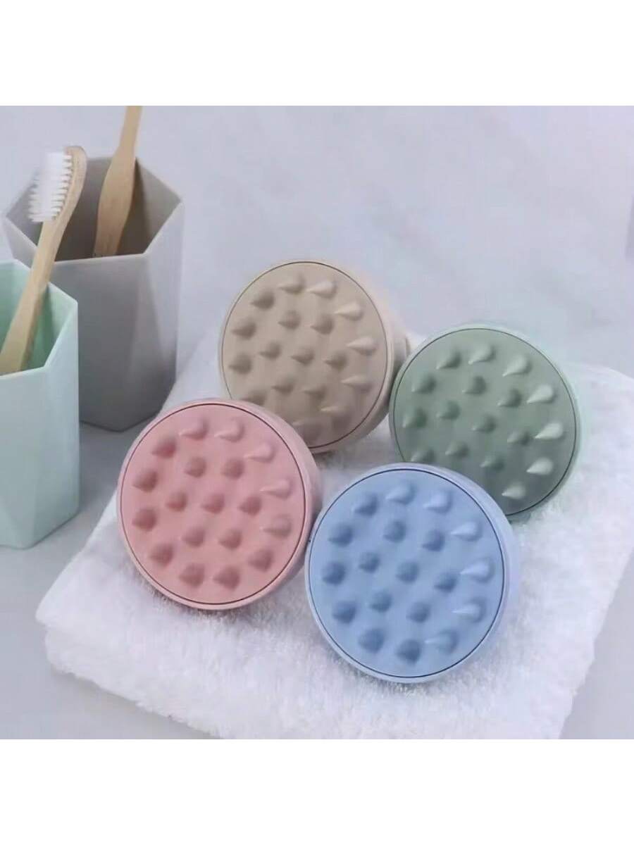 1PC Silicone Shampoo Brush Hea - Hair Spa Wellness reseña y precio