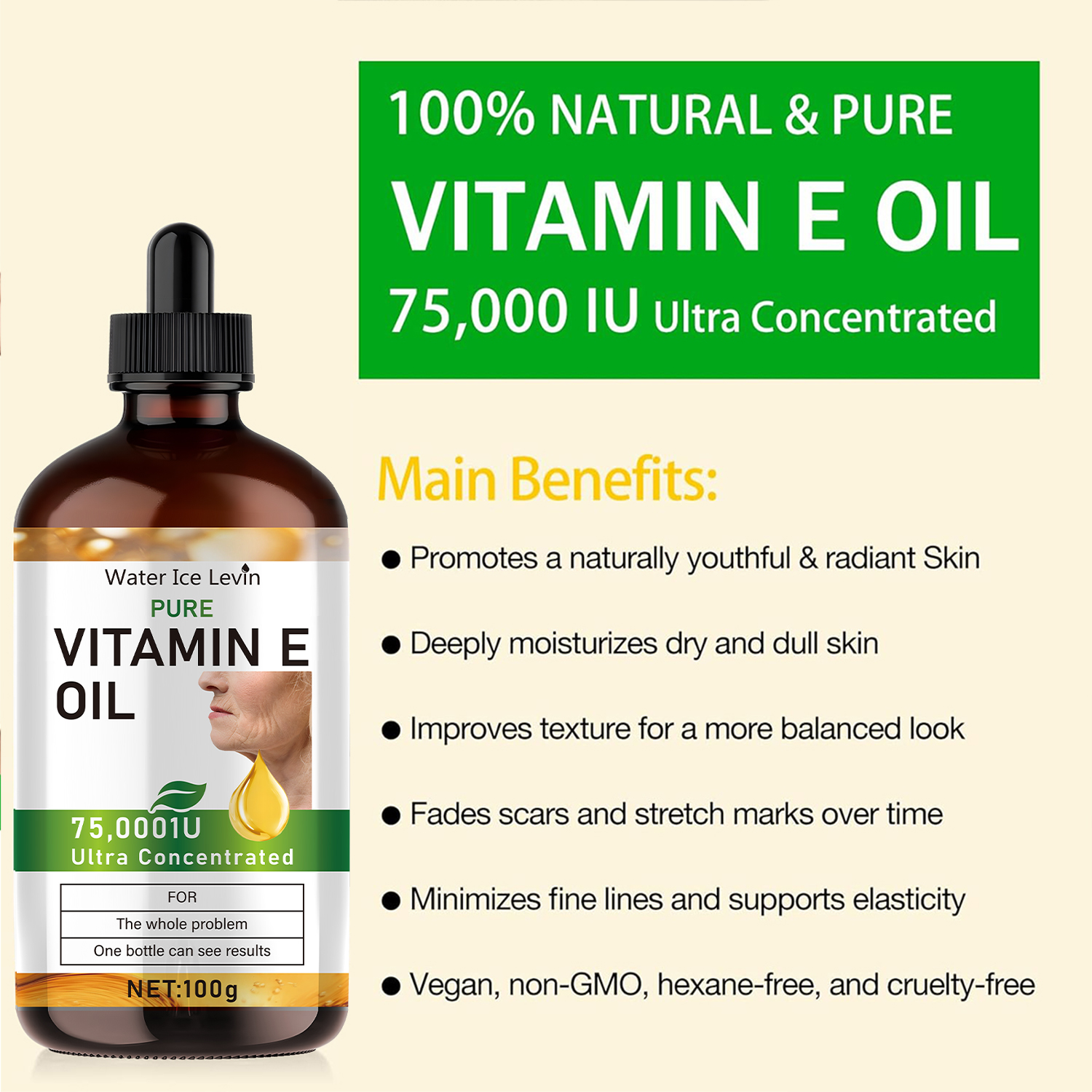 100ml Natural Vitamin E Essent - Hair Spa Wellness reseña y precio
