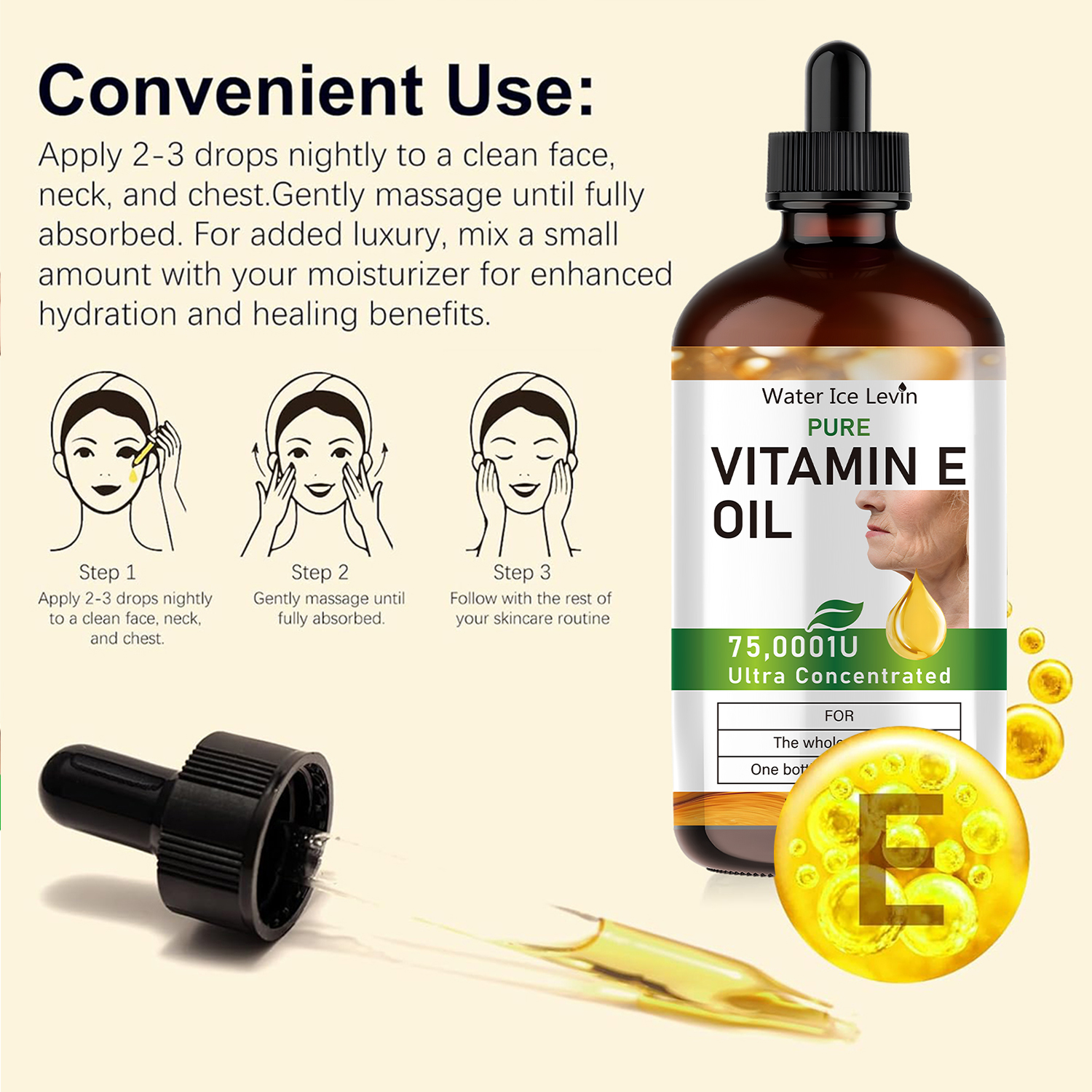 100ml Natural Vitamin E Essent - Hair Spa Wellness reseña y precio