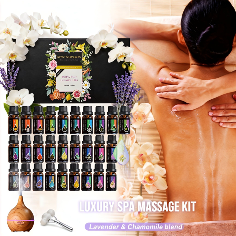 20pcs/set Black Classic Essent - Spa Y Wellness reseña y precio