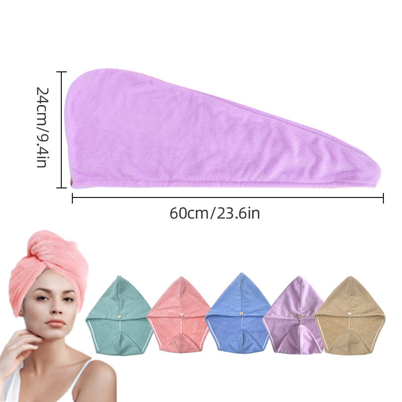 Microfiber Hair Towel Wrap for - Spa Y Wellness reseña y precio
